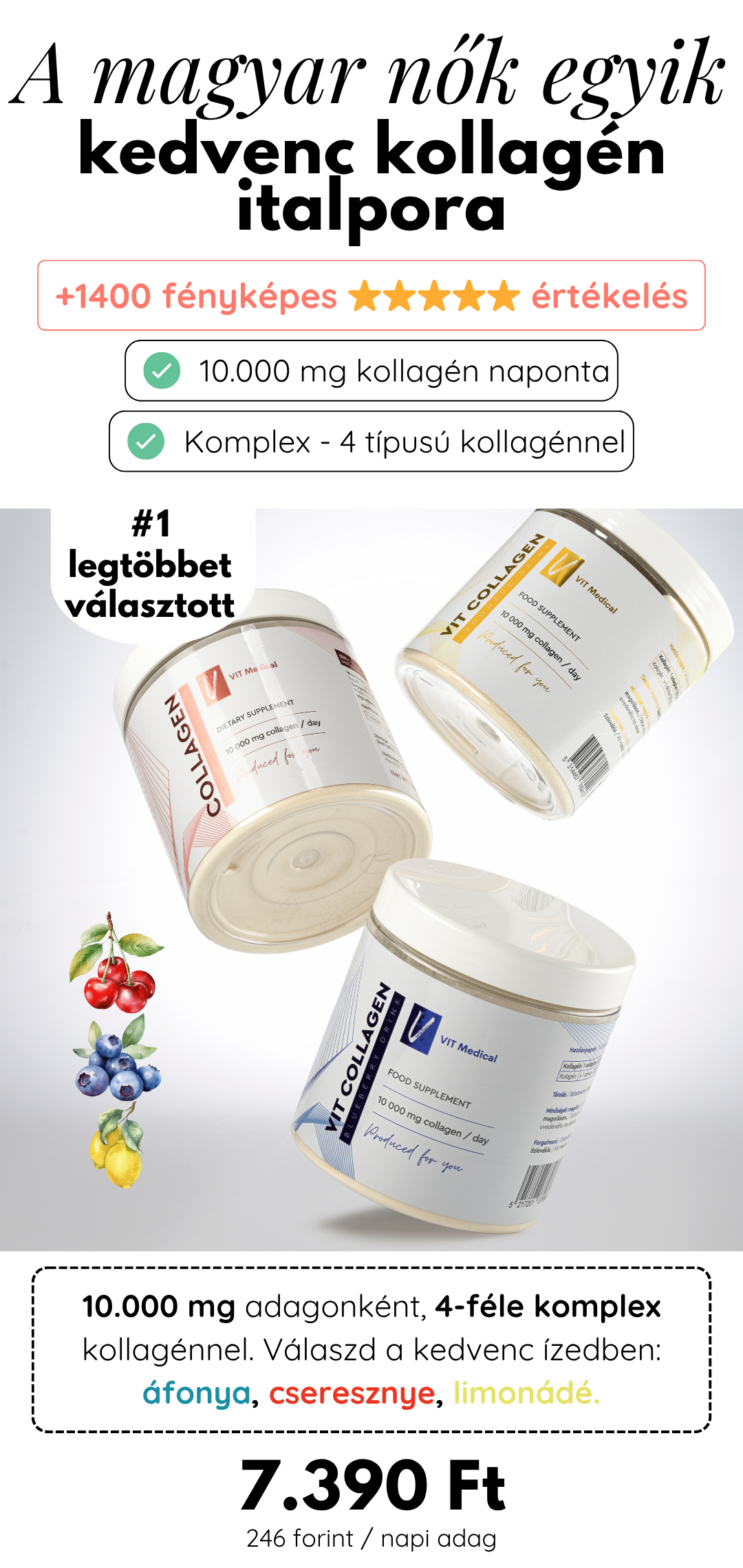 Kollagén Italpor Landing Banner 1. Mobil